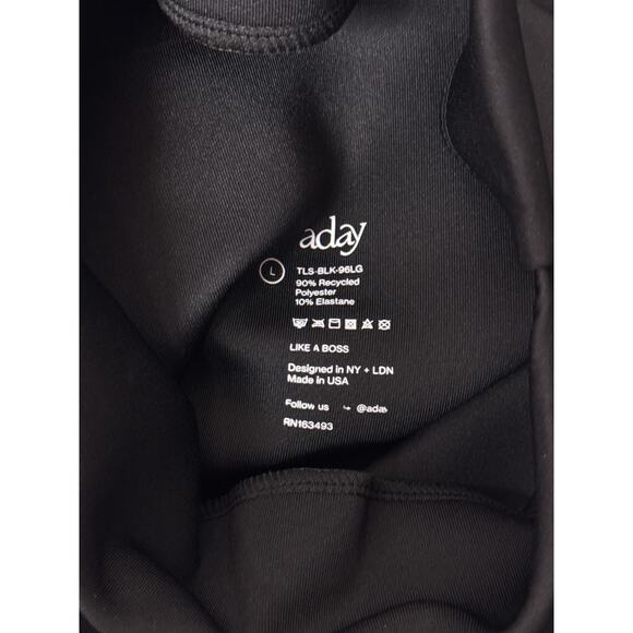 ADAY Like A Boss Pullover Sweatshirt Large Womens Black Luxury Sweater - Picture 7 of 7